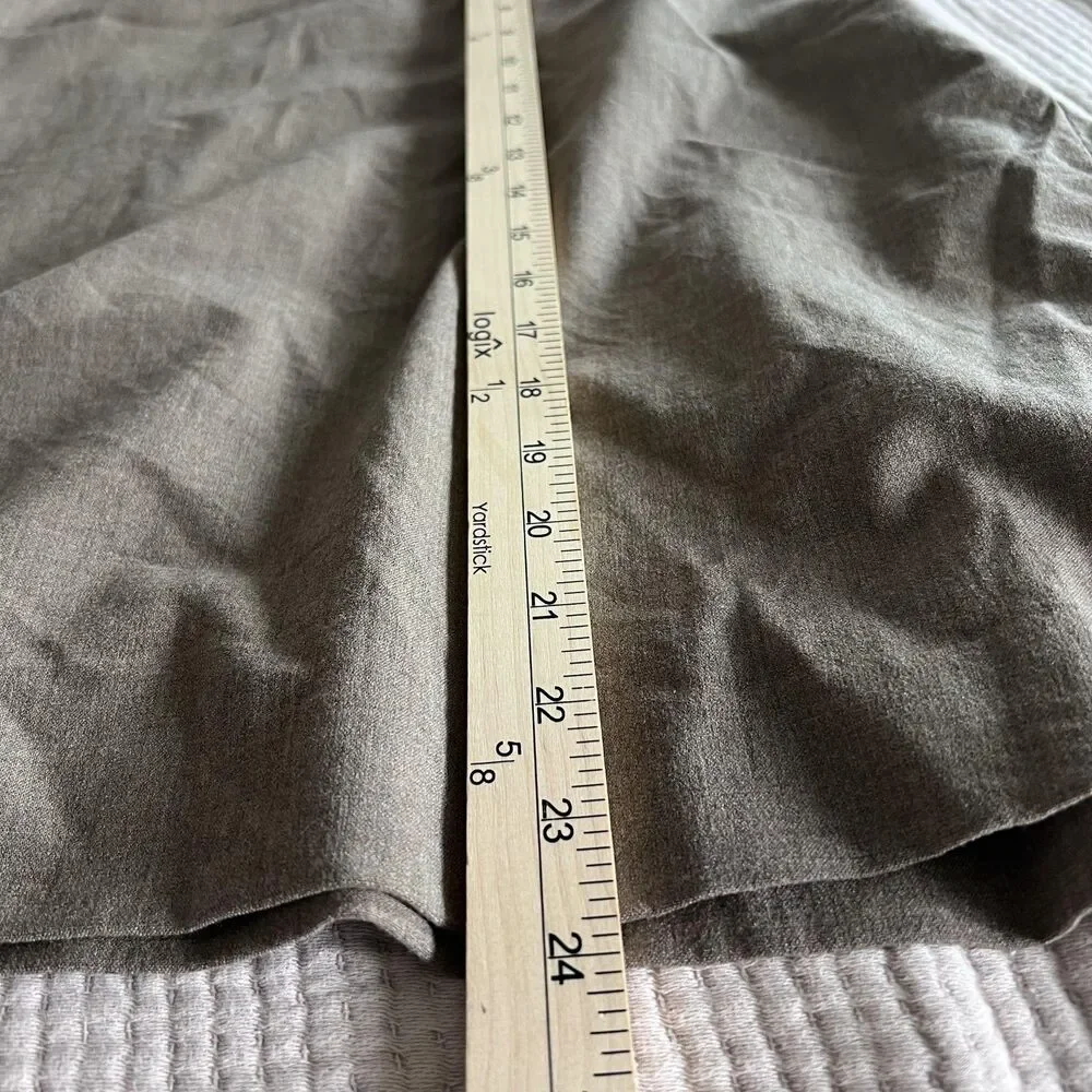 Banana Republic Skirt Womens Brown Wool Blend A Line Lined Made In Italy Classic